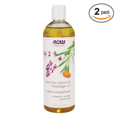 Lavender Almond Massage Oil - 16 fl. oz. 2 pack