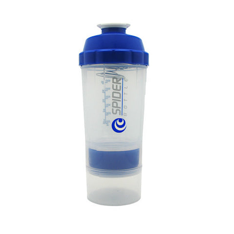 SpiderMix Maxi 2 Go Shaker Bottle - Clear/Blue Scale: 20oz (Cup: 30oz)