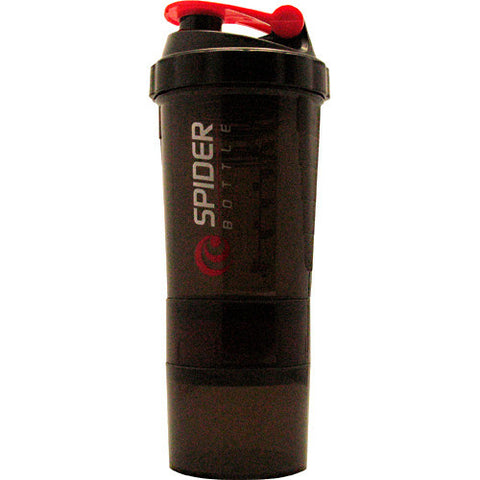 SpiderMix Mini2 Go Shaker Bottle Black/Red - Scale: 16oz (Cup: 25oz)