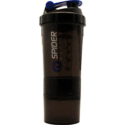 SpiderMix Mini2 Go Shaker Bottle Black/Blue - Scale: 16oz (Cup: 25oz)