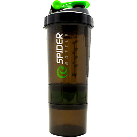 SpiderMix Mini2 Go Shaker Bottle Black/Green - Scale: 16oz (Cup: 25oz)