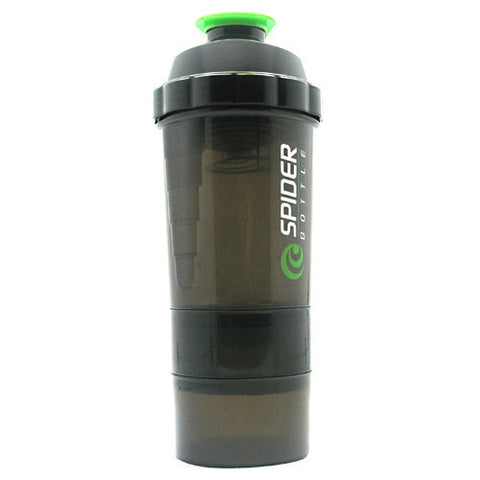 SpiderMix Maxi 2 Go Shaker Bottle - Black/Green Scale: 20oz (Cup: 30oz)