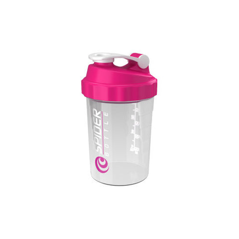 Spider Bottle - Pink/Clear