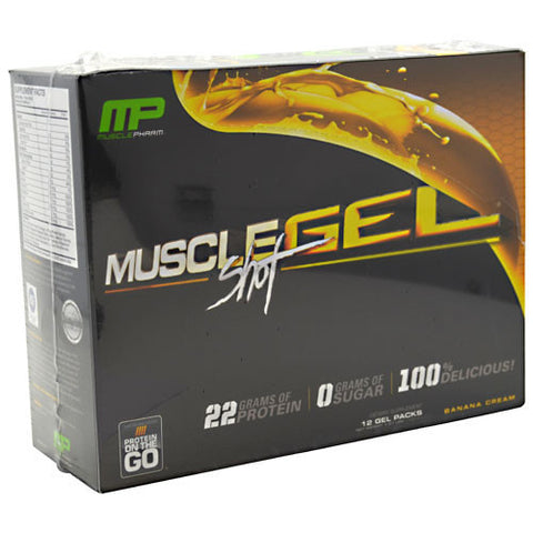 MuscleGel Shot, Banana Cream