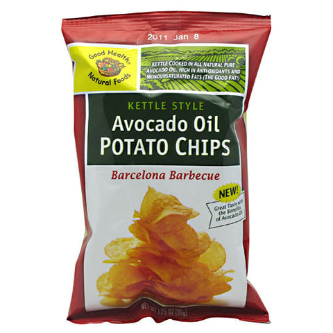 Avocado Oil Potato Chips Barcelona Barbecue 24- 1.25 oz Bags