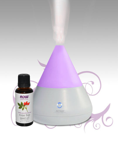 Ultrasonic Oil Diffuser + FREE Rose Hip Seed Oil, 1 ounce