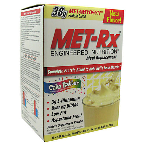 Meal Replacement Protein Powder, Cake Batter