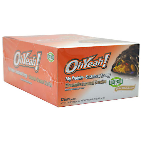 OH Yeah! Bars Chocolate Caramel Candies 12 Ct. 45 grams
