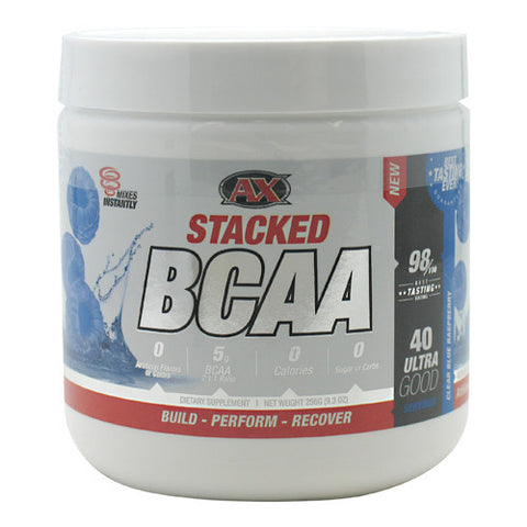 Stacked BCAA, Clear Blue Raspberry