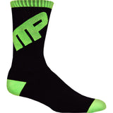 Crew Socks One Size Fits Most Black/Green