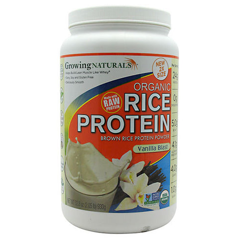 Oragnic Rice Protein, Vanilla Blast