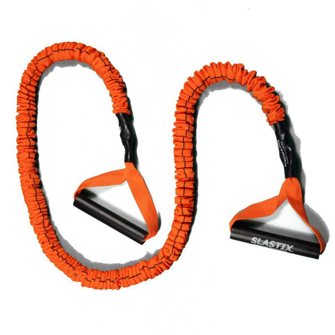 48" Slastix Power Band w/ Orange Sleeve & Handles - Heavy Resistance
