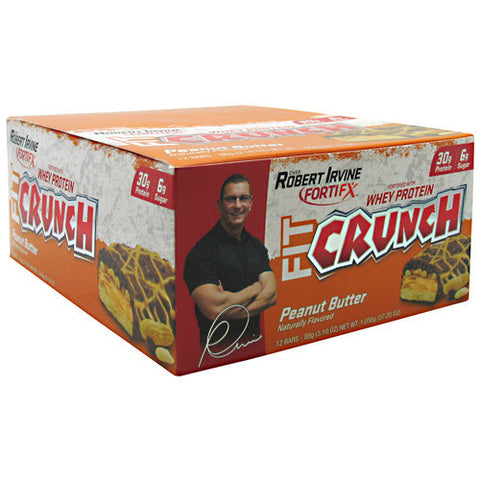 Fit Crunch Meal Replacement Bar, 12 Count Peanut Butter