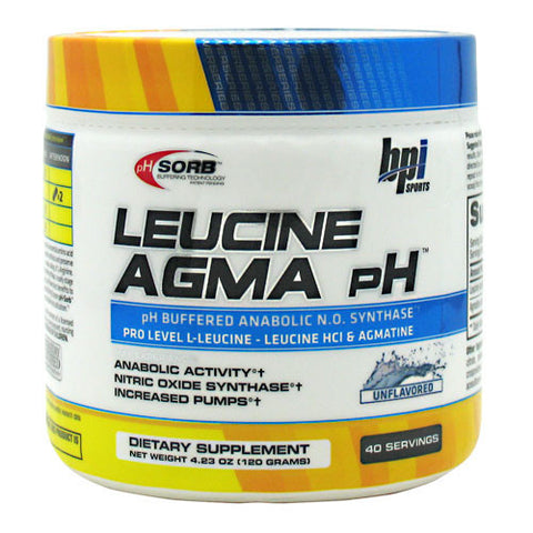 Leucine Agma pH Unflavored Powder 40/SERV