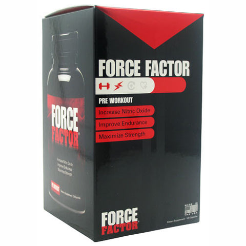 Force Factor Pre-Workout, 120 Capsules