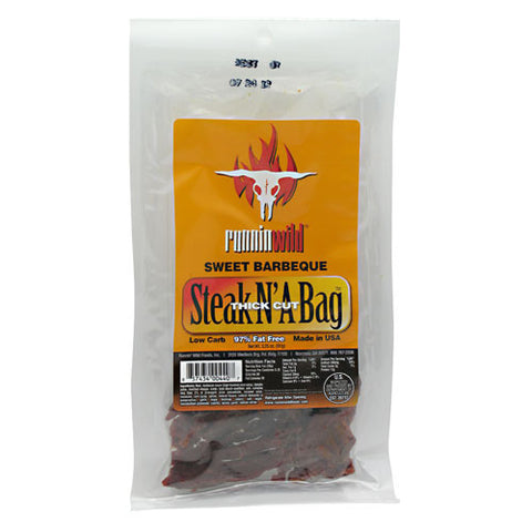 Steak N A Bag Thick Cut, Sweet Barbeque