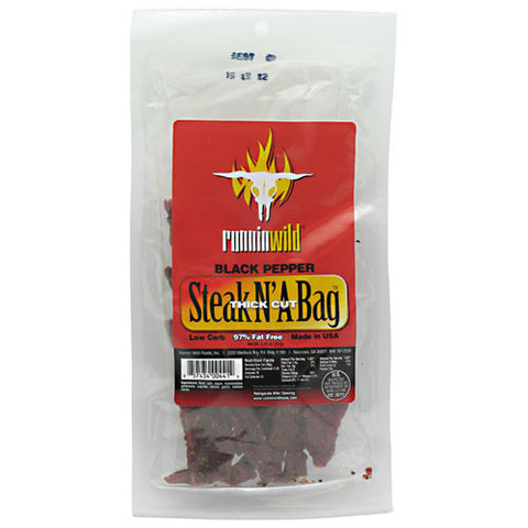 Steak N A Bag Thick Cut, Black Pepper