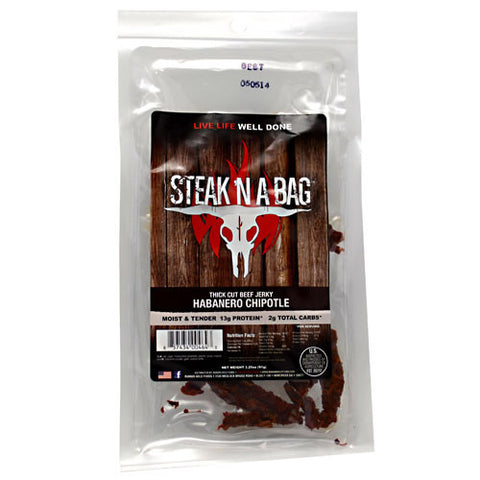 Steak N A Bag Thick Cut, Habanero Chipotle