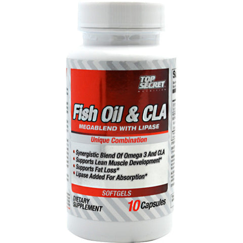 Fish Oil & CLA, 10 Capsules