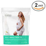Mommi, 3-in-1 Prenatals + Protein + DHA, Natural Flavor W/Hint Vanilla 15/SERV 2 Pack