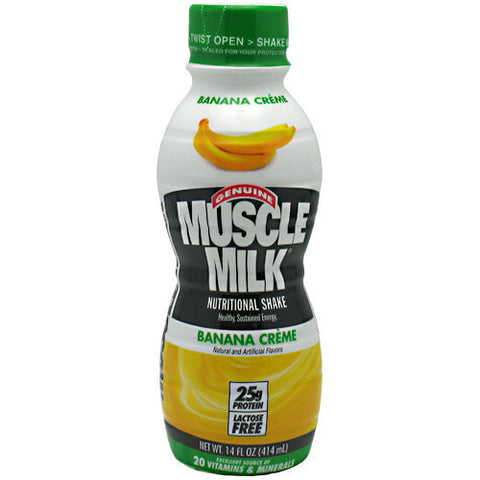 Muscle Milk RTD, Banana Creme 12/14oz