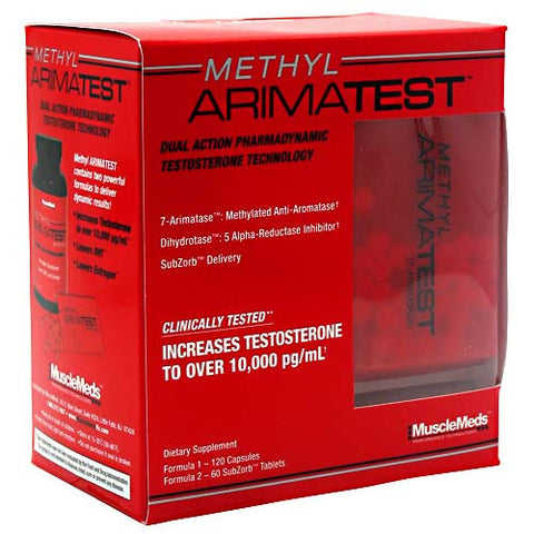 Methyl Arimatest, Formula 1-120 Capsules, Formula 2-60 SubZorb Tablets