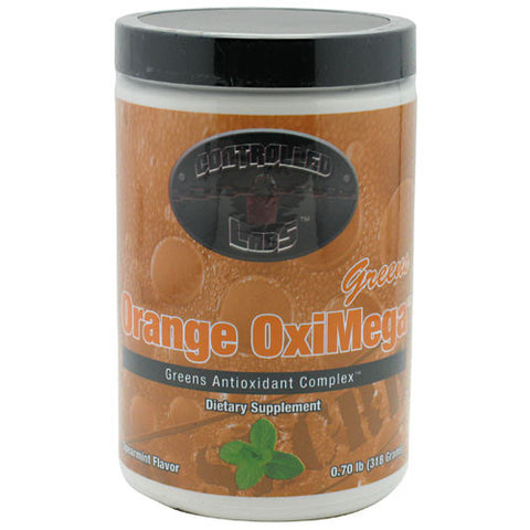 Orange OxiMega Greens Spearmint 60/SERV