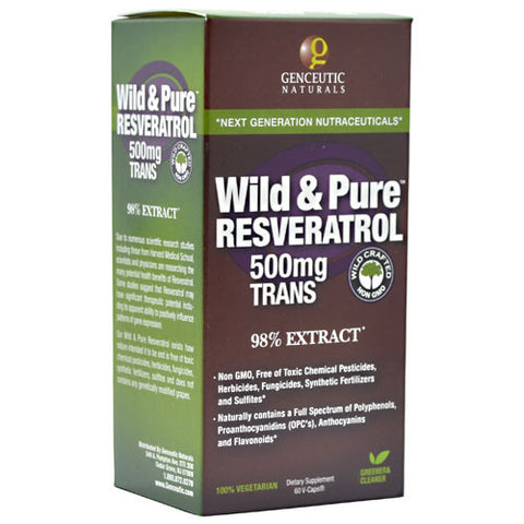 Wild & Pure Resveratrol, 60 V-Caps