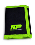 MusclePharm Mens Velcro Wallet Black/Green