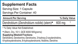 SD Pharmaceuticals Dendrobium 600, 40 Capsules