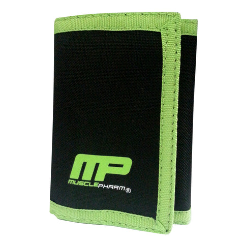 Mens Velcro Wallet Black/Green