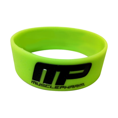 MusclePharm Silicon Wristband Green/Black