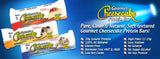 Advance Nutrient Science Gourmet Cheesecake Protein Bar Chocolate Chip Cookie Dough Cheesecake 12 Bars